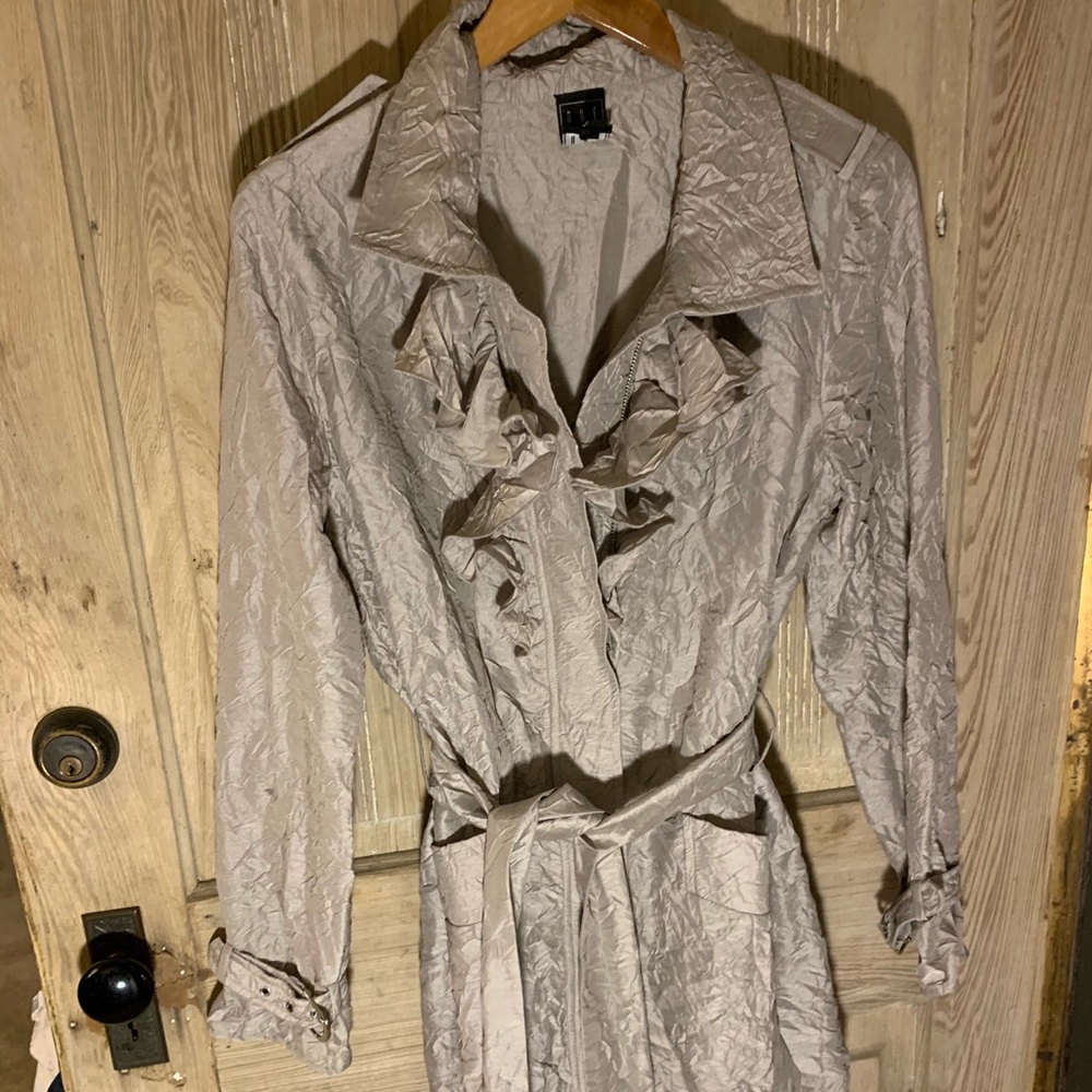 Beautiful ruffled  light weight jacket